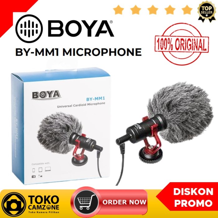 BOYA BY-MM1 MICROPHONE Giá 378,000 Đồng*Miễn phí vận chuyển