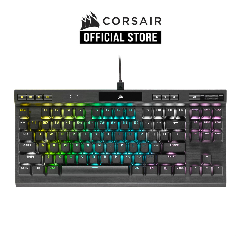 CORSAIR K70 RGB TKL CHAMPION SERIES Tenkeyless Mechanical Gaming Keyboard - MX Speed Singapore