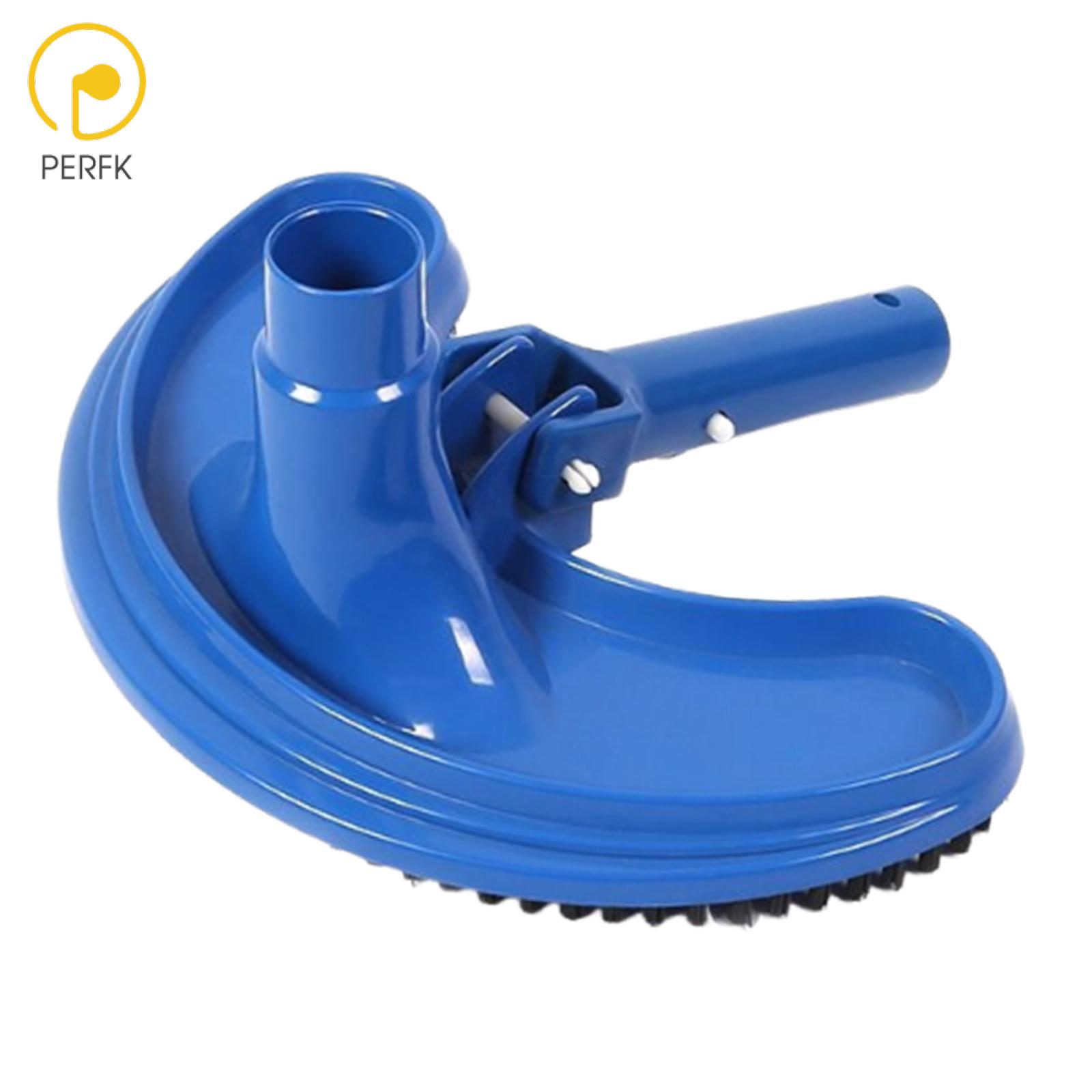 Perfk Pool Vacuum Head Accessories Versatile Professional Attachment with Brush Large Diameter Swivel Interface Pool Cleaners for ราคา 180 บาท*ส่งฟรี