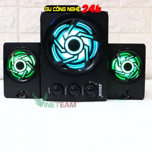 Loa vi tính bluetooth gaming sada d-209 super bass phiên bản nâng cấp của 2good dùng cho máy tính pc laptop điện thoại