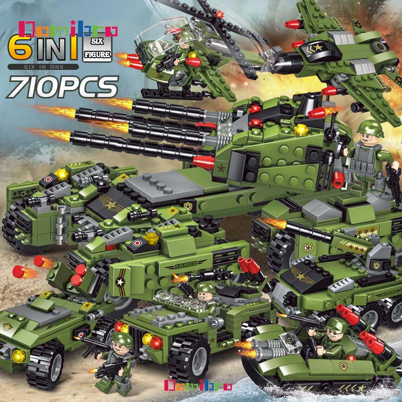 Bộ 710 Khối Lego Lắp Ráp Mô Hình Máy Bay Quân Đội Dùng Làm Quà Tặng Sinh