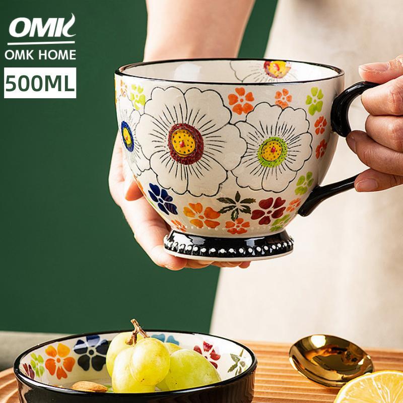OMK Turkish Series Ceramics 500ML Breakfast Cups Mug Coffee cup