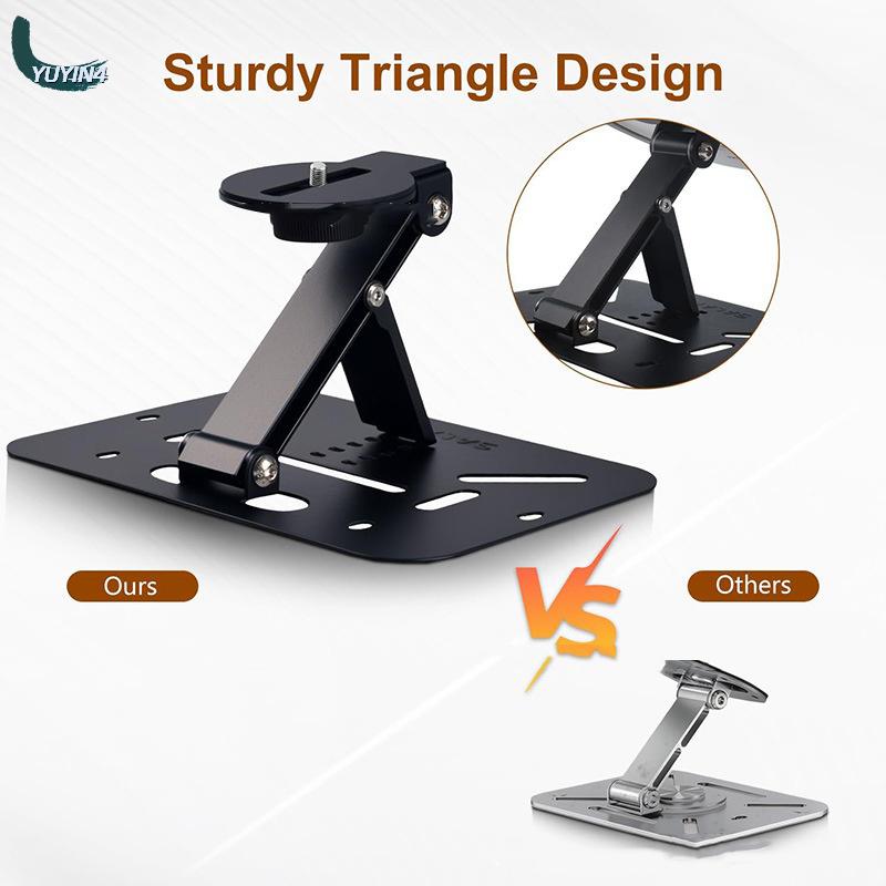 YUYIN4 3 trong 1 Máy tính để bàn Trần Wall Mount chiếu đứng có thể điều chỉnh phổ khung máy chiếu cho studio Home 1 4 vít núi