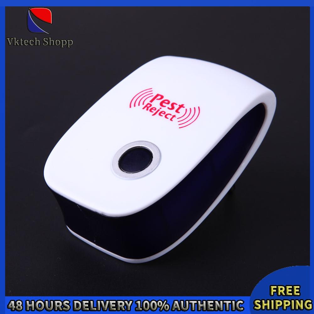 Vktech EU Plug Electronic Pest Repeller อัลตราโซนิค Rejector ยุงหนู Repellent ราคา 49 บาท*ส่งฟรี