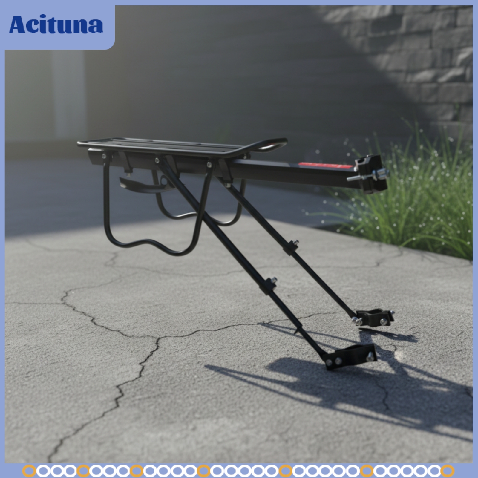 Acituna Aluminum-Alloy Bike Rack with Quick Release Black Cycle Rear Rack Sturdy Rear Bike Carrier Reliable for Commuters Giá 661,382 Đồng*Miễn phí vận chuyển