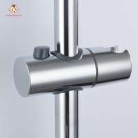 Adjustable Rail Slider Shower Head Holder Lift Rod Support Mounting Bracket