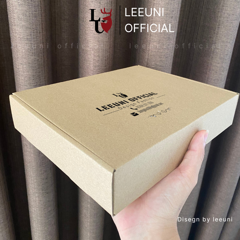 LeeUni Box - Hộp Carton Qùa Tặng Đựng Sản Phẩm Local Brand LeeUni