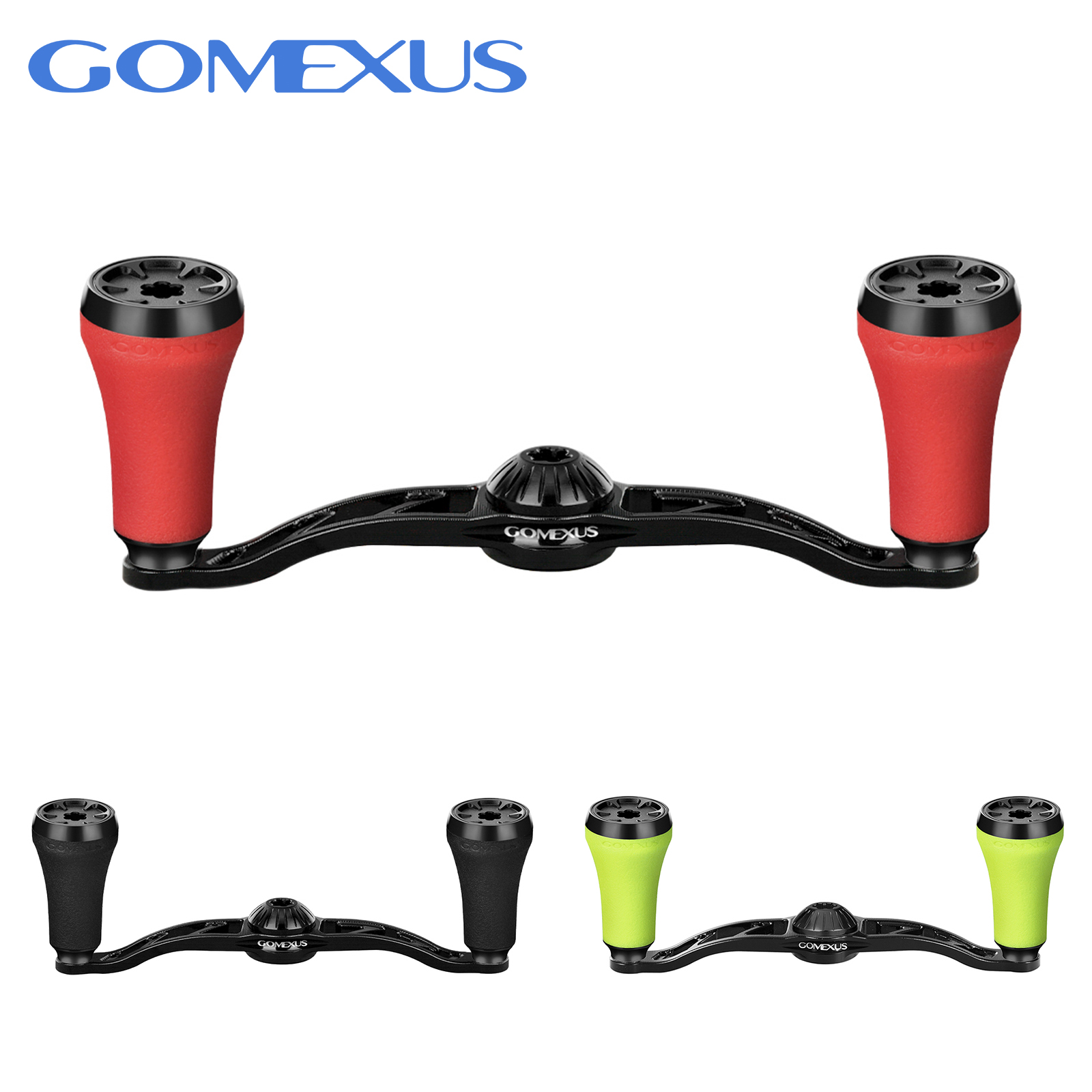 Gomexus 100mm Tay Quay Máy Ngang Bằng Nhôm Cho Shimano Máy Câu Cá Daiwa