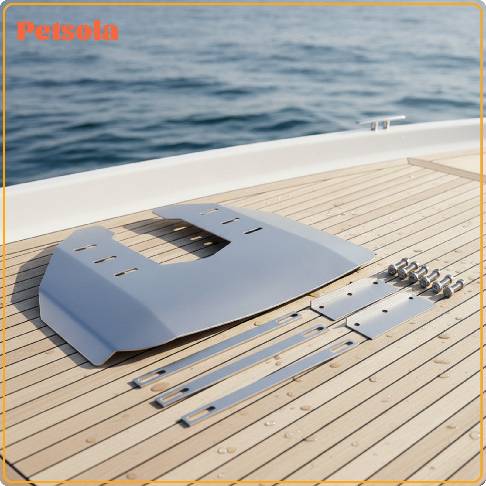 petsola Stainless Steel Water Pressure Plate Easy to Install Outboard Motor Stabilizer High-Performance Trim Tab Fuel-Saving for Boaters, Boats ราคา 10,767 บาท*ส่งฟรี
