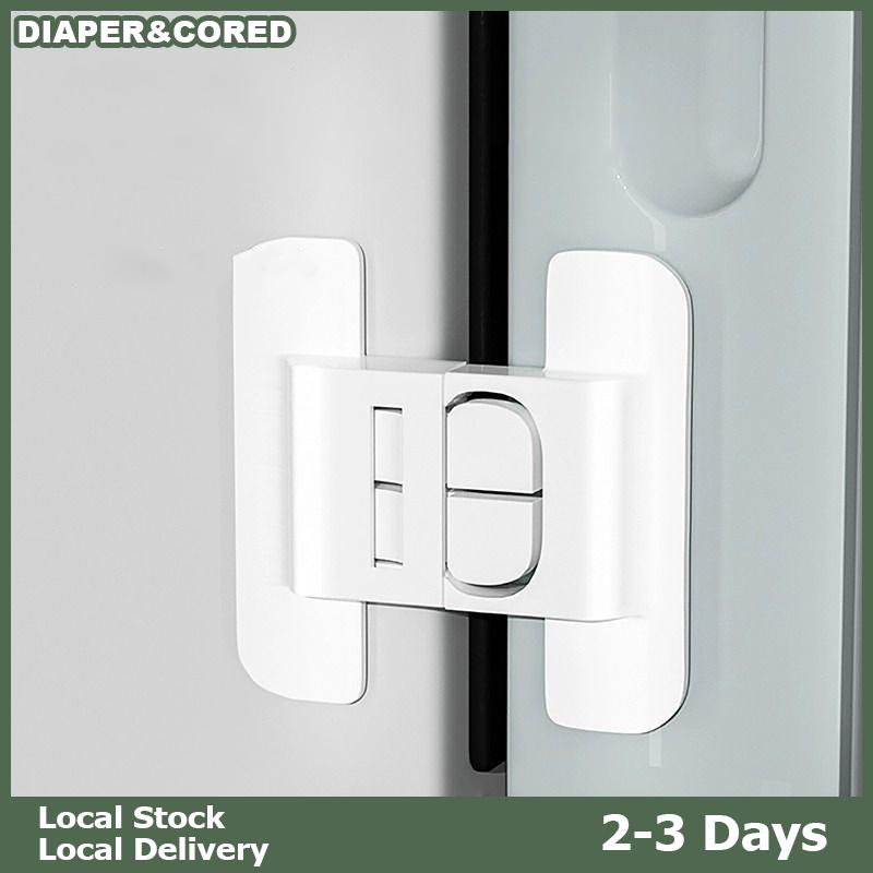 DIAPER&CORED New 1Pcs Home Refrigerator Lock Safety Fridge Freezer Door Lock Multi-function Safety Locks Children Security Protector