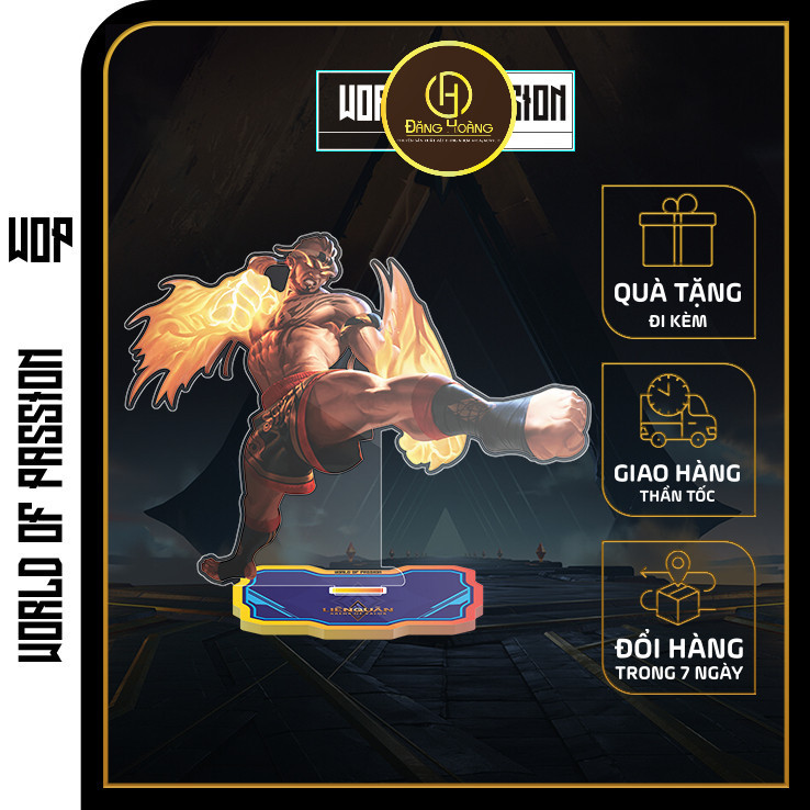 Mô Hình Nhân Vật Raz Chiến Thần Muay Thái Trong Game Liên Quân Mobile_ĐH