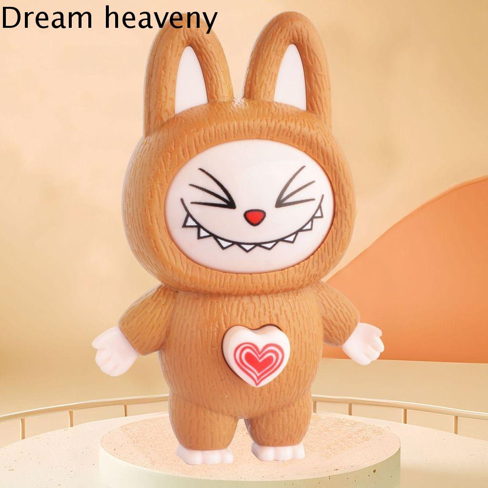 DREAM Thay đổi khuôn Búp bê thay đổi khuôn labubu Tương tác Đồ thủ công tự làm Đồ chơi trang điểm cười Trang trí nhà cửa Đáng yêu Đồ chơi thay đổi khuôn Quà tặng sinh nhật bạn bè