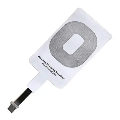 Wireless Charger Receiver Slim Fast Charging Qi-enabled Charging Receiver Patch Universal for all Phones