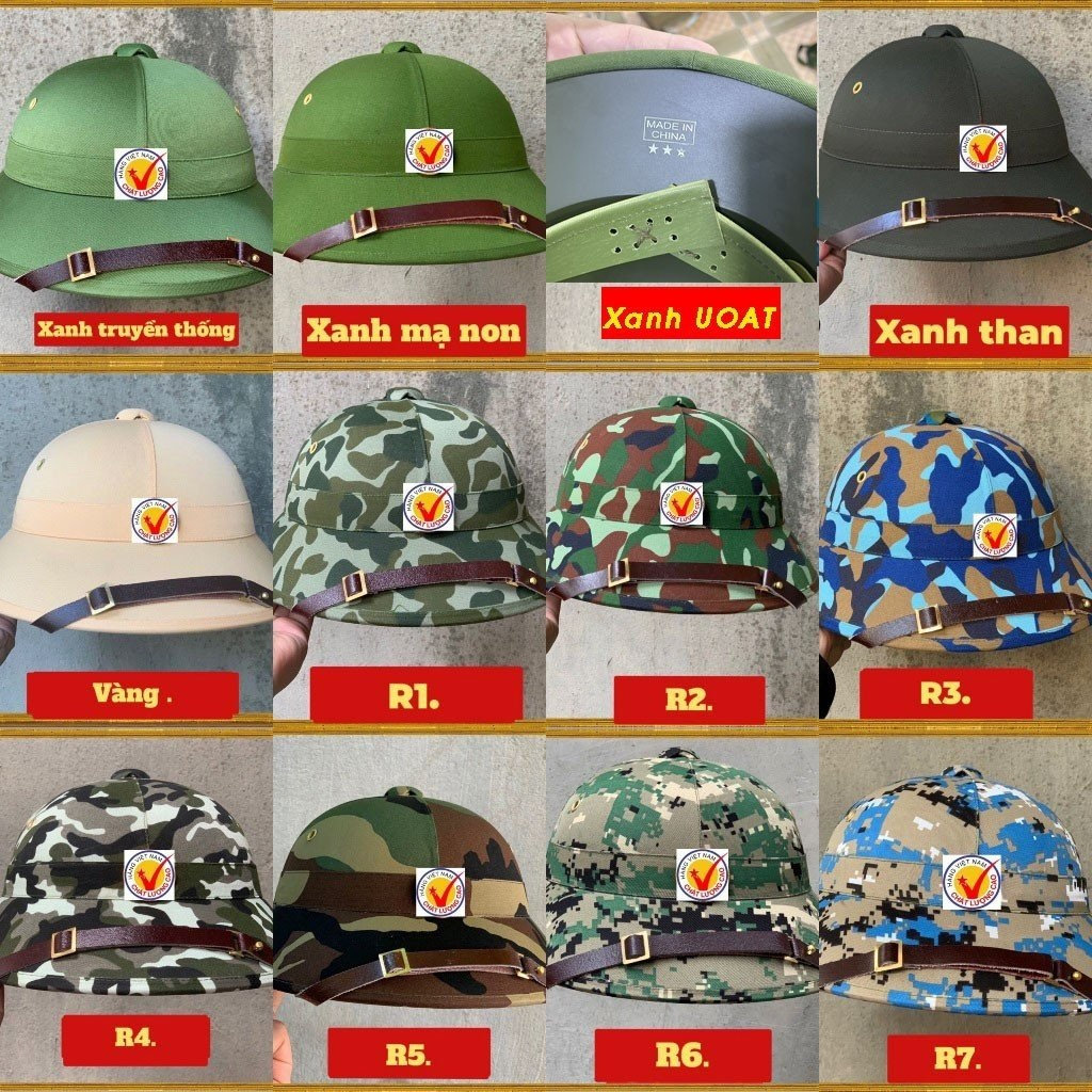 Mũ cối cốt phíp siêu bền - cốt phíp loại I - mũ cối tàu - chống va đập mạnh, chống nước