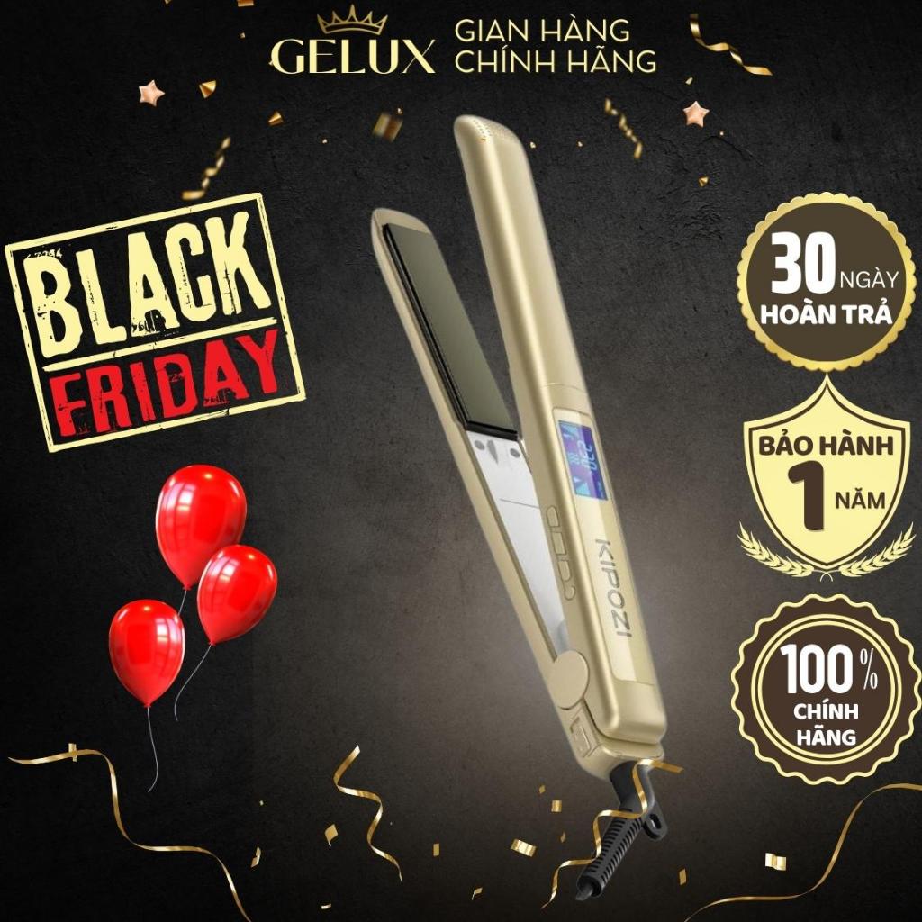 Máy uốn duỗi tóc đa năng 4in1 KIPOZI cao cấp chính hãng Đức, máy ép tóc, máy uốn tóc xoăn, cụp,hippie,tạo phồng -BH 12th