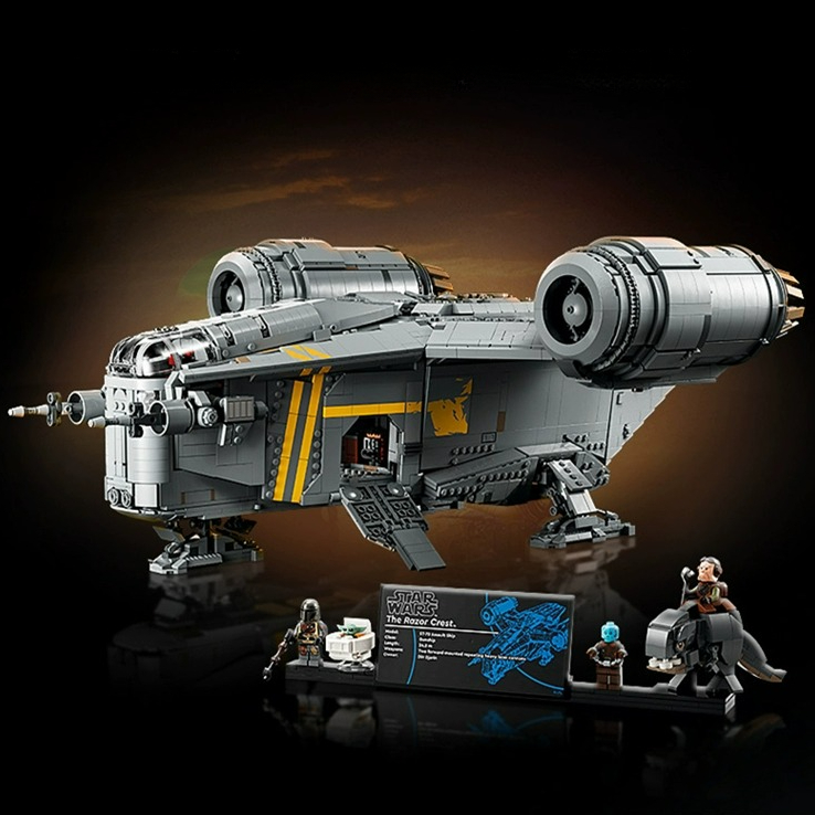 Lắp ráp các khối xây dựng loạt phim Star Wars Razor Crest 75331 bộ sưu tập đồ chơi cậu bé khổng lồ có độ khó cao  Lego  mô hình  đồ chơi cho bé gái  lego giá siêu rẻ