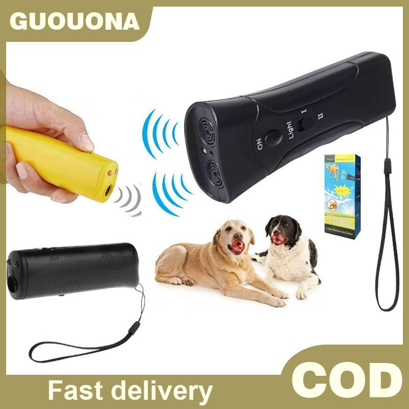 Yuanbos anti barking led ultrasonic dog repeller ราคา 54 บาท*ส่งฟรี