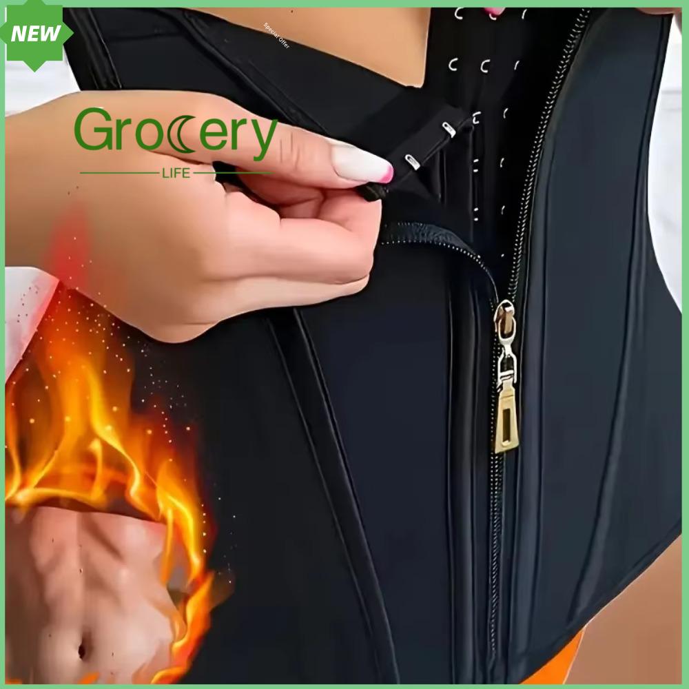 GROCERY LIFE Đai eo Đồ lót thể thao định hình Định hình cơ thể Định hình thể thao Dây đai áp lực vừa khít Chất lượng Thoáng khí Đai quấn bụng Phụ nữ