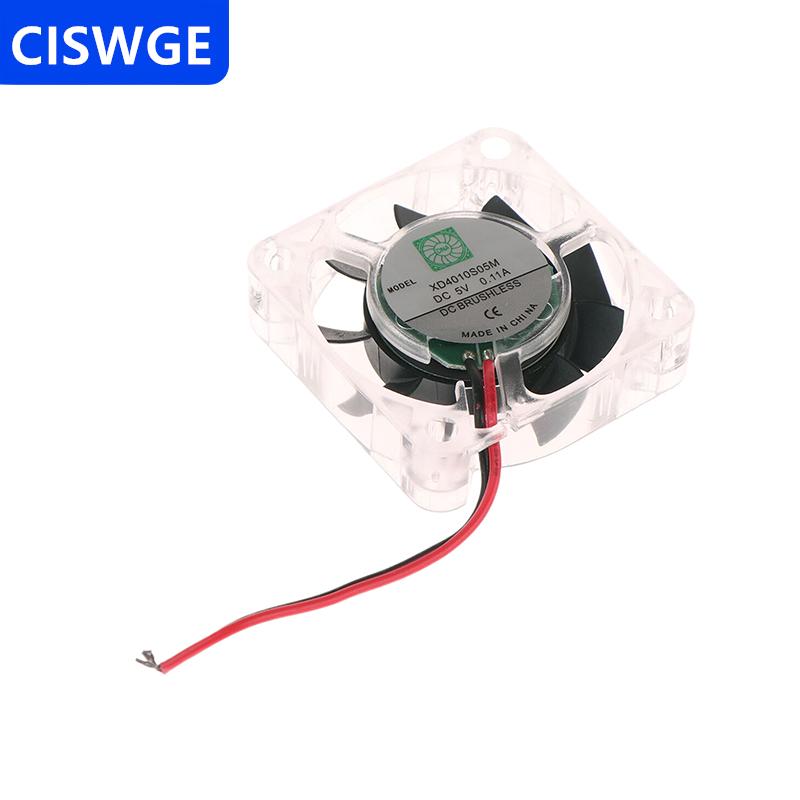 [COD] CISWGE AUTOPARTS 40x40x10 mét 4010 DC 5V 0.11a không chổi than người hâm mộ với màu xanh LED ánh sáng cho tản nhiệt Cooler làm mát tản nhiệt cho 3D bộ phận máy in Fan Giá 25,167 Đồng*Miễn phí vận chuyển