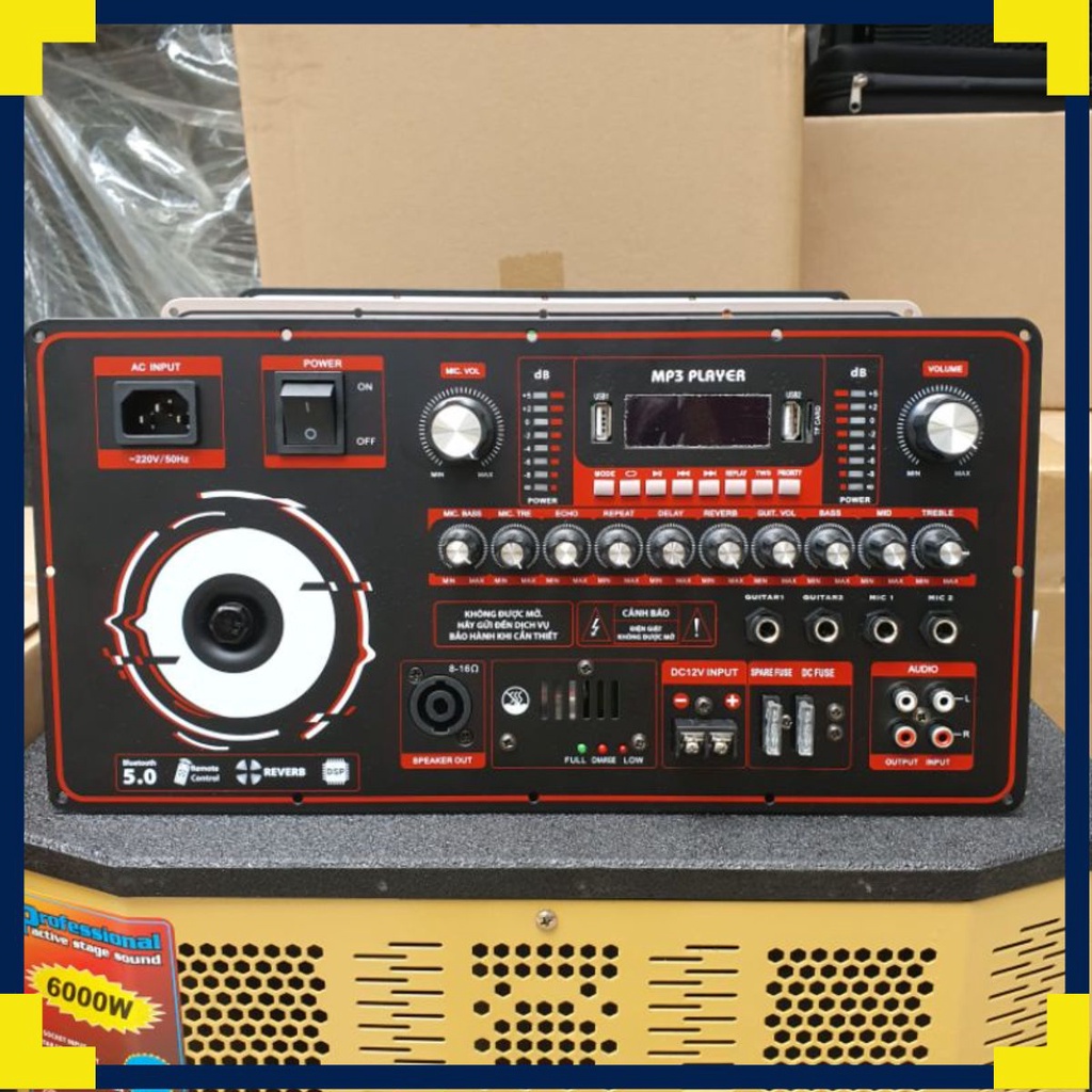  BO MẠCH LOA KÉO NGUỒN XUYẾN ĐÁNH LOA 5 TẤC TRỞ XUỐNG ECHO REVERB DSP CÓ ĐÈN LED THEO NHẠC 