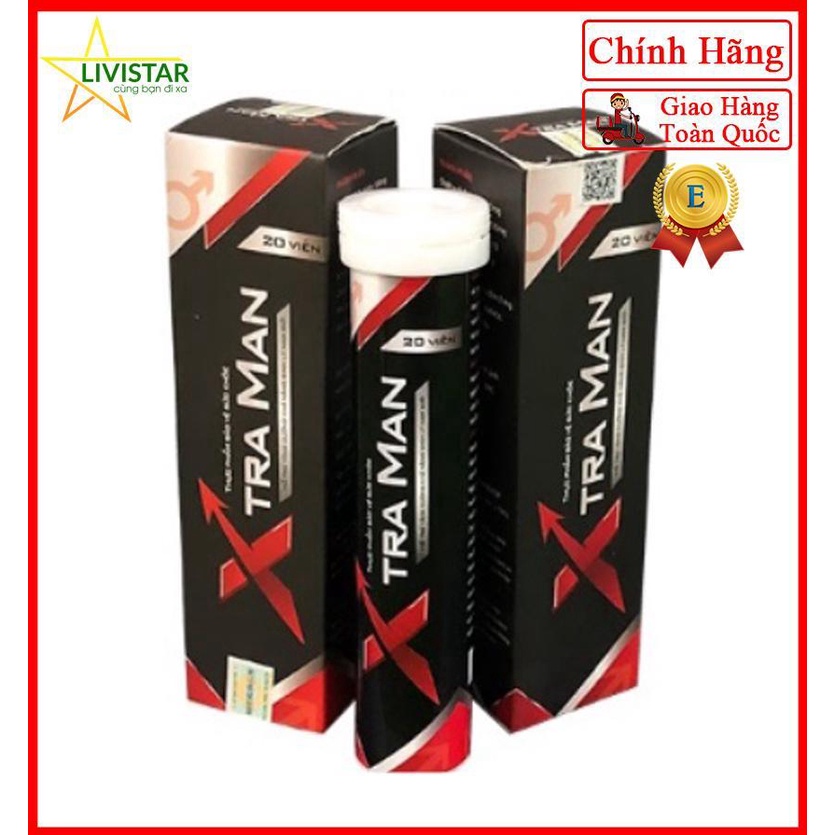 Viên Tăng Cường Sinh Lý Nam Giới Xtraman Dạng Sủi Giúp Cải Thiện Sinh Lý Lọ 20 Viên Chính Hãng