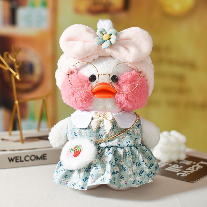 Cartoon LaLafanfan Duck Plush Toy 30cm Kawaii Animal Stuffed Soft Pillows Doll INS Birthday Gift for Girls Children Valentine U.B6L ราคา 427 บาท*ส่งฟรี