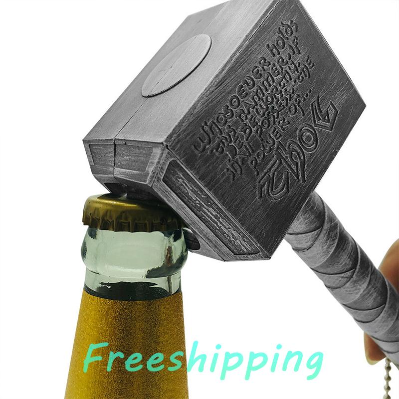 baoxue 1 cái dụng cụ mở chai bia búa đóng chai tay cầm bia hình Thor dụng cụ mở chai bia
