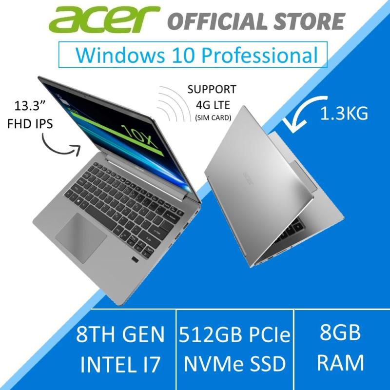 Acer Swift 3 SF313-51-8806 (SLV) 13.3-Inch FHD IPS with 4G LTE - Windows 10 Professional