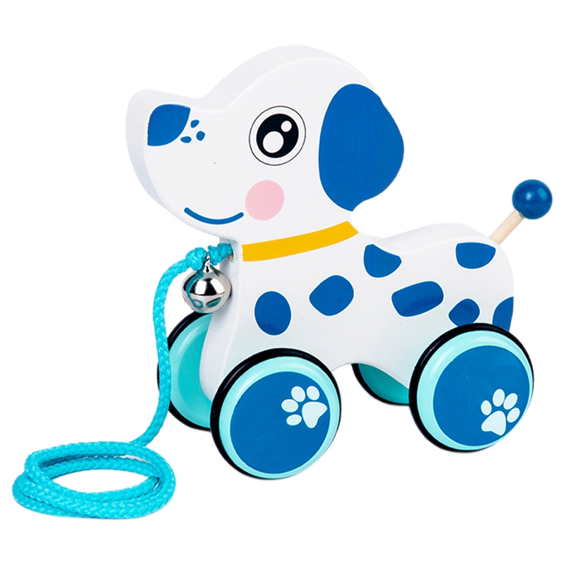 เด็กเชือกดึงของเล่นเดินได้การ์ตูนน่ารักสร้างสรรค์รถสัตว์เชือกดึงรถของเล่นของขวัญของเล่นเด็ก