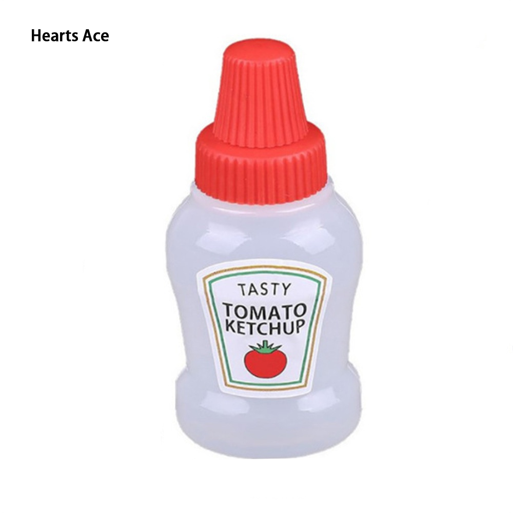 Mini handheld sauce box/transparent tomato sauce bottle/small flowerpot honey mustard box ราคา 10 บาท*ส่งฟรี