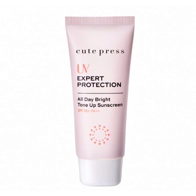 Cute Press Uv Expert Protection All Day Bright Tone Up, Size 30g ราคา 259 บาท*ส่งฟรี