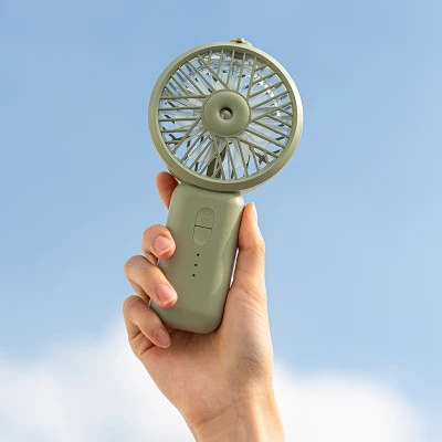 Newest 2 in 1 mini usb fan battery rechargeable water mist spray handheld misting usb fan, Local Supplier with Warranty- Delivery in 2-3 days