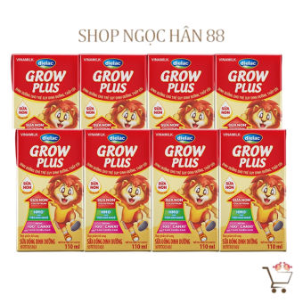 Combo 2 Lốc Sữa Dinh Dưỡng Vinamilk Dielac Grow Plus 8 Hộp x 110ml (sữa non)