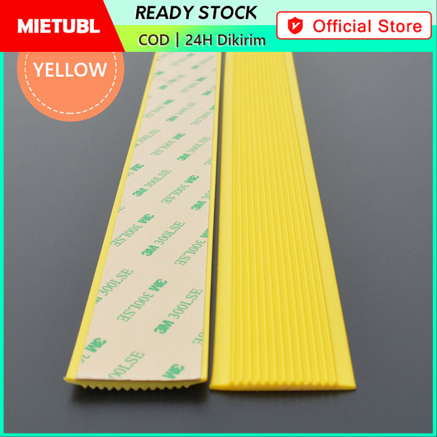 Step Nosing Lis Tangga Karet Anti Slip Selip / Lakban Anti Slip Tangga Anti Licin Lantai Fosfor