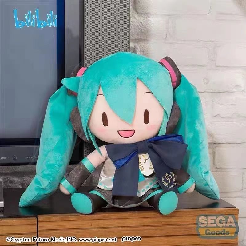 Chính hãng cùng phong cách tại chỗ gối búp bê Hatsune Miku cổ điển biển sâu sang trọng búp bê fufu đ