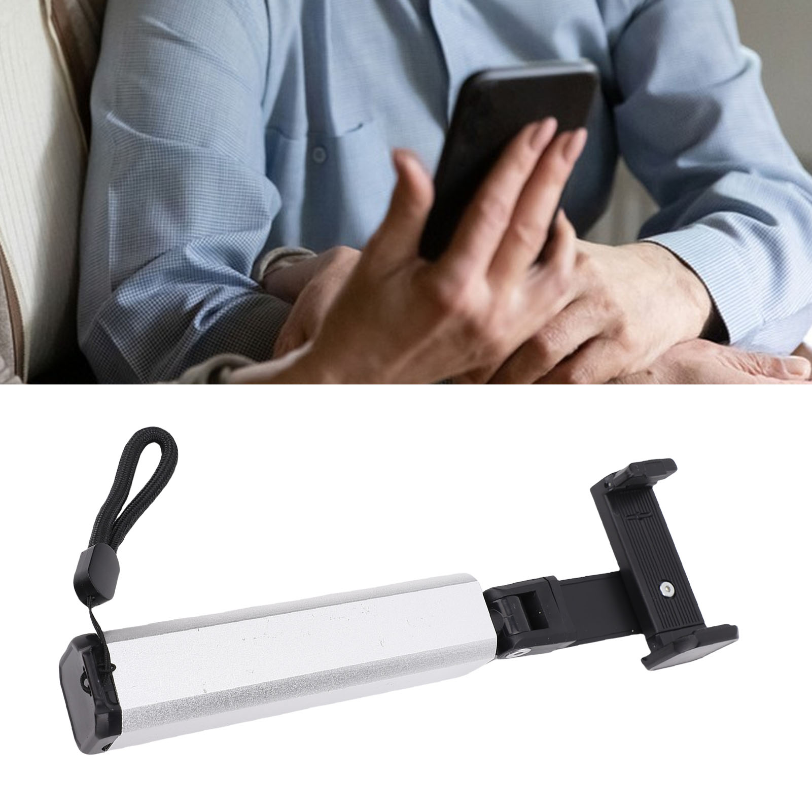 Máy bay Du lịch giá để điện thoại kẹp giá đỡ điện thoại 360 độ có thể điều chỉnh cho tất cả điện thoại di động cho bàn Máy chạy bộ cực