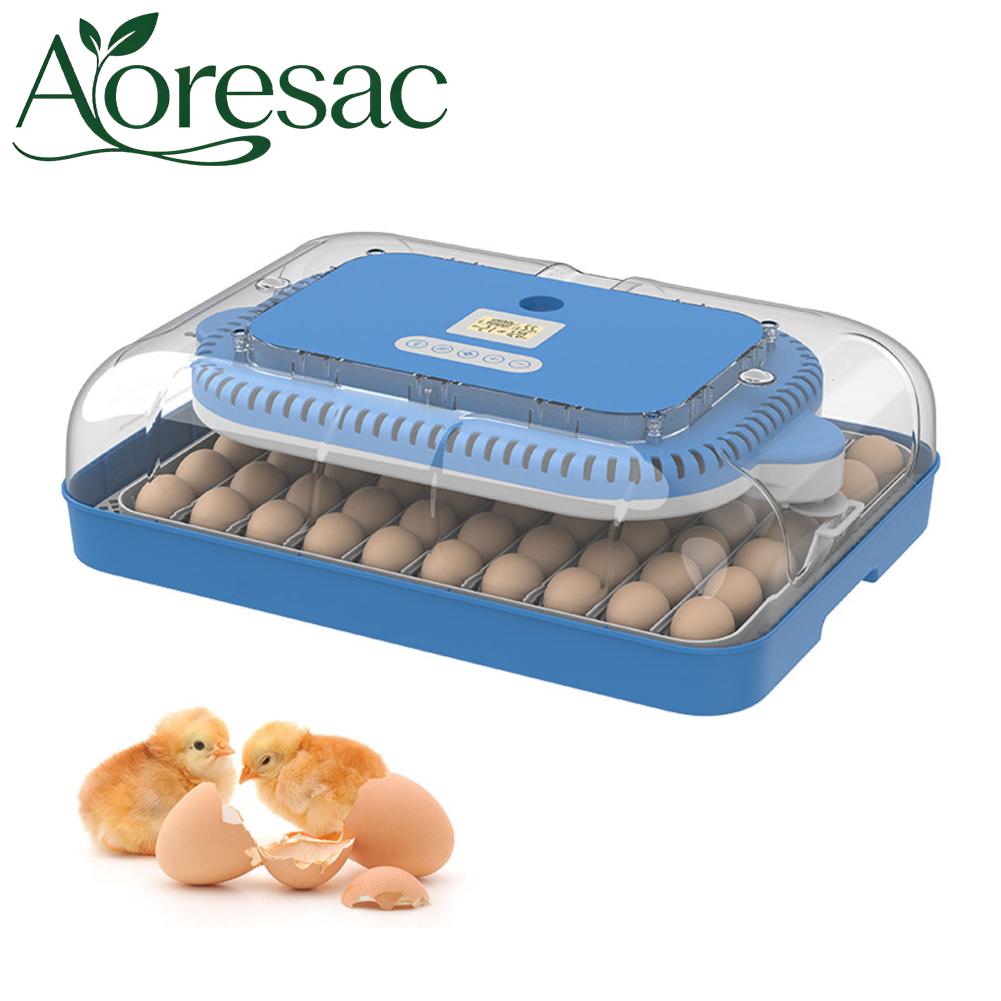 Aoresac Egg Incubator ภาพถังน้ำ Auto Egg Incubator ทำความสะอาดง่าย 70 ไข่ปรับอุณหภูมิจอแสดงผล LED สำหรับไข่ไก่ ราคา 7,897 บาท*ส่งฟรี