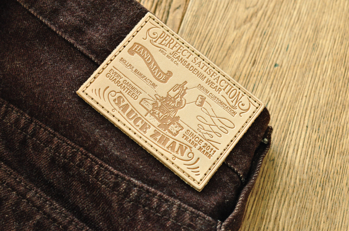 AQLKY Saucezhan Men Jeans Brown Jeans Men Jeans Trousers Selvedge Denim Jeans for Men Taper Fit Mens Jeans vintage 13.8 Oz FGUOP · v2