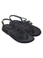 Grendha Detalhes Sand Black Comfortable Sandals for Ladies