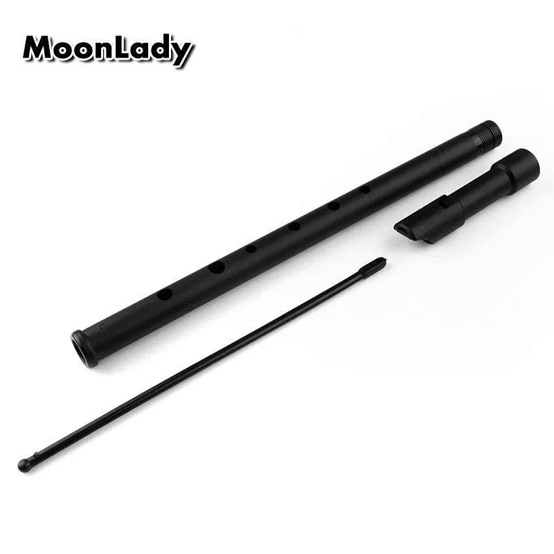 Black ABS Plastic Flute CD Key Whistle Ireland Traditional Musical Instrument Irish Whistle Flute Wo