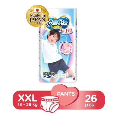 MamyPoko Air Fit Pants Boy Diapers XXL 26pcs (14-25kg)