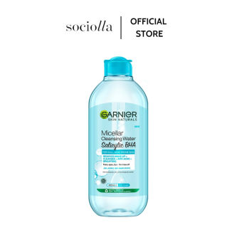 Nước Tẩy Trang Dành Cho Da Dầu Mụn BHA Garnier 400ml