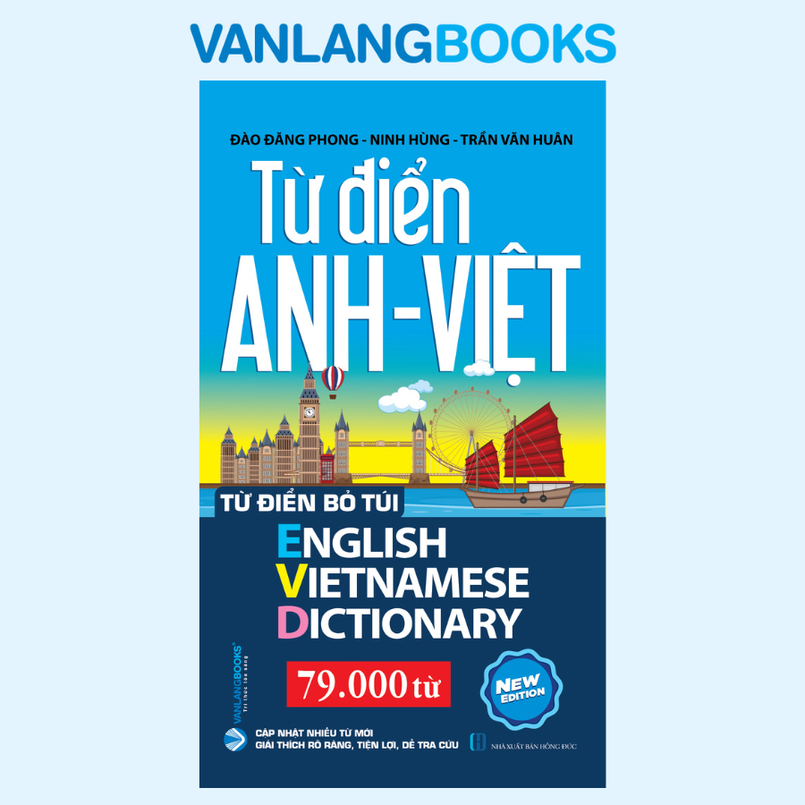 Sách - Từ Điển Anh Việt 79000 Từ - Tái Bản 2026 (Văn Lang)