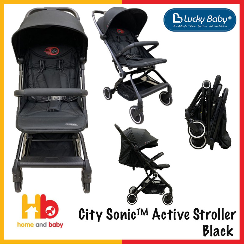 City Sonic™ Active Stroller - Black Singapore