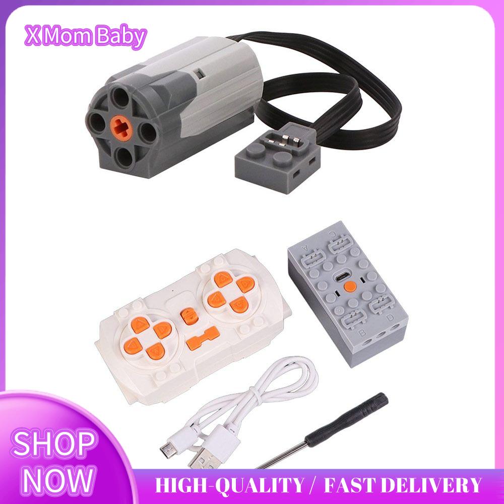 X MOM BABY Có thể sạc lại Bộ điều khiển từ xa Điều khiển thông minh Có thể lập trình Động cơ M Chuyên nghiệp Bộ đồ chơi xếp hình Dự án tự làm