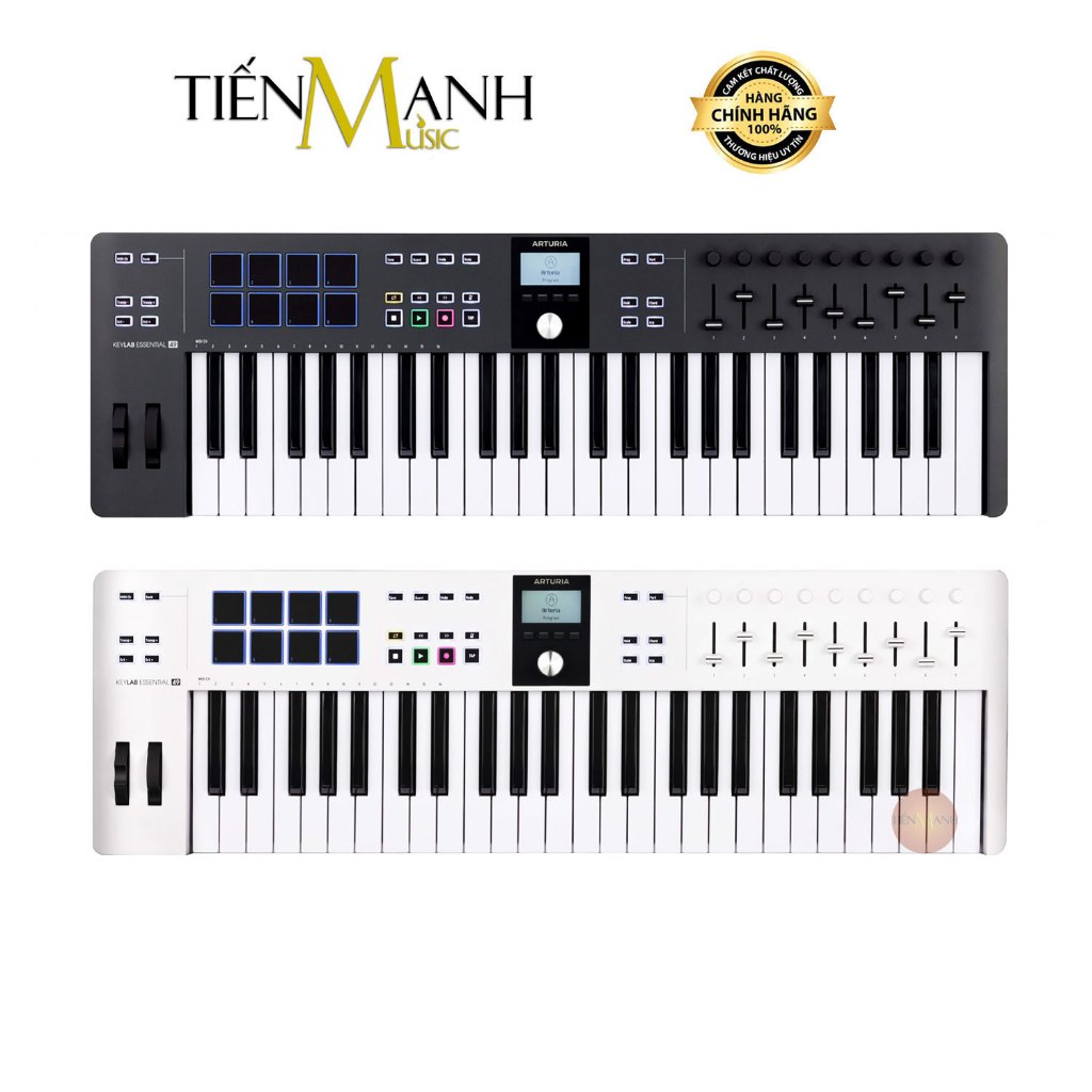 [Chính Hãng] Arturia KeyLab Essential 49 Phím MK3 - Midi Keyboard Controller Bàn Phím Sáng Tác Sản Xuất Âm Nhạc Producer