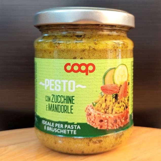 COOP - Lọ Zucchine 180g - SỐT PESTO BÍ NGÒI VÀ HẠNH NHÂN / Ý / Pesto with Courgettes And Almonds