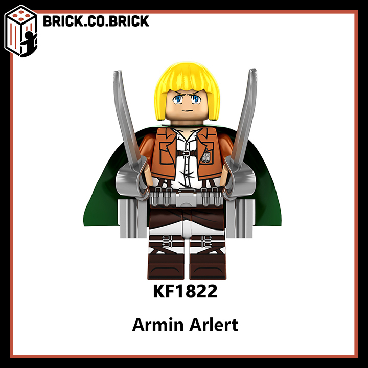 Attack on Titan Mô Hình Đại chiến Titan Đồ chơi Lắp ráp Shingeki no Kyojin Eren Yeager KF6174