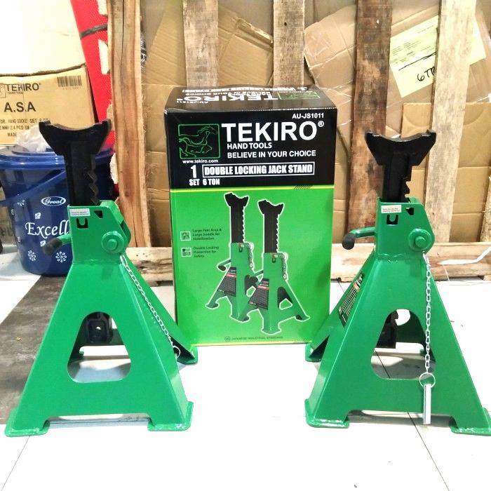 JACK STAND 6 TON SET ISI 2 PCS / PENAHAN TAHANAN DONGKRAK Harga 1,264,000 rupiah*Gratis Ongkir