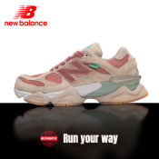 New Balance 9060 Suede Running Shoes - Roseo